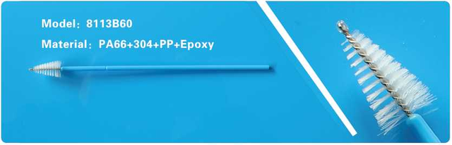 Disposable sterile sampling brush