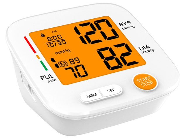 Arm electronic blood pressure monitor