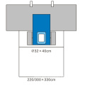 Low Particle Loss Thoracic Surgical drape 