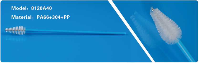 Disposable sterile sampling brush