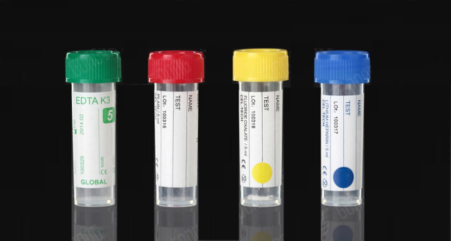 Non-Vacuum blood tube,EDTA K3,5ml,Green Cap