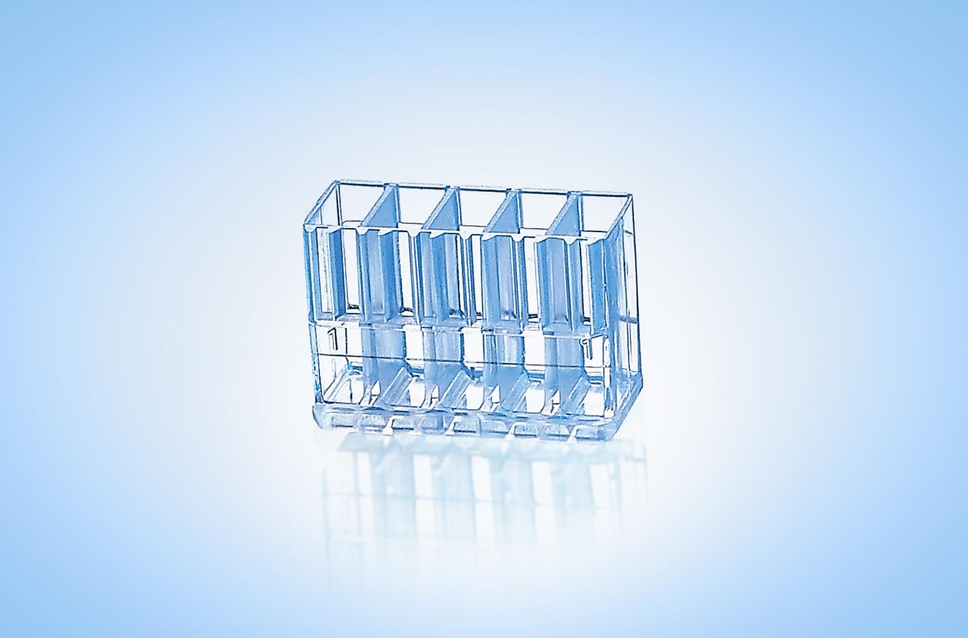 American 5 Holes Corning Organic Glass Cuvette Cups for Analyzer