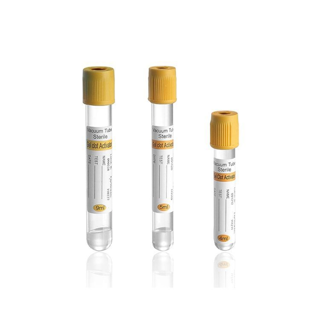 Clot Activator PET/Glass Vacuum Blood Collection Tubes – Leak-Proof, Accurate Volume, Clinical Use