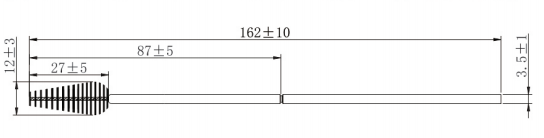 Disposable sterile sampling brush