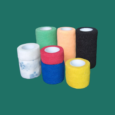 Self-adhesive elastic bandage (non-woven)