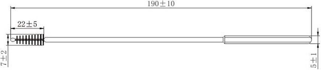 Disposable sterile sampling brush